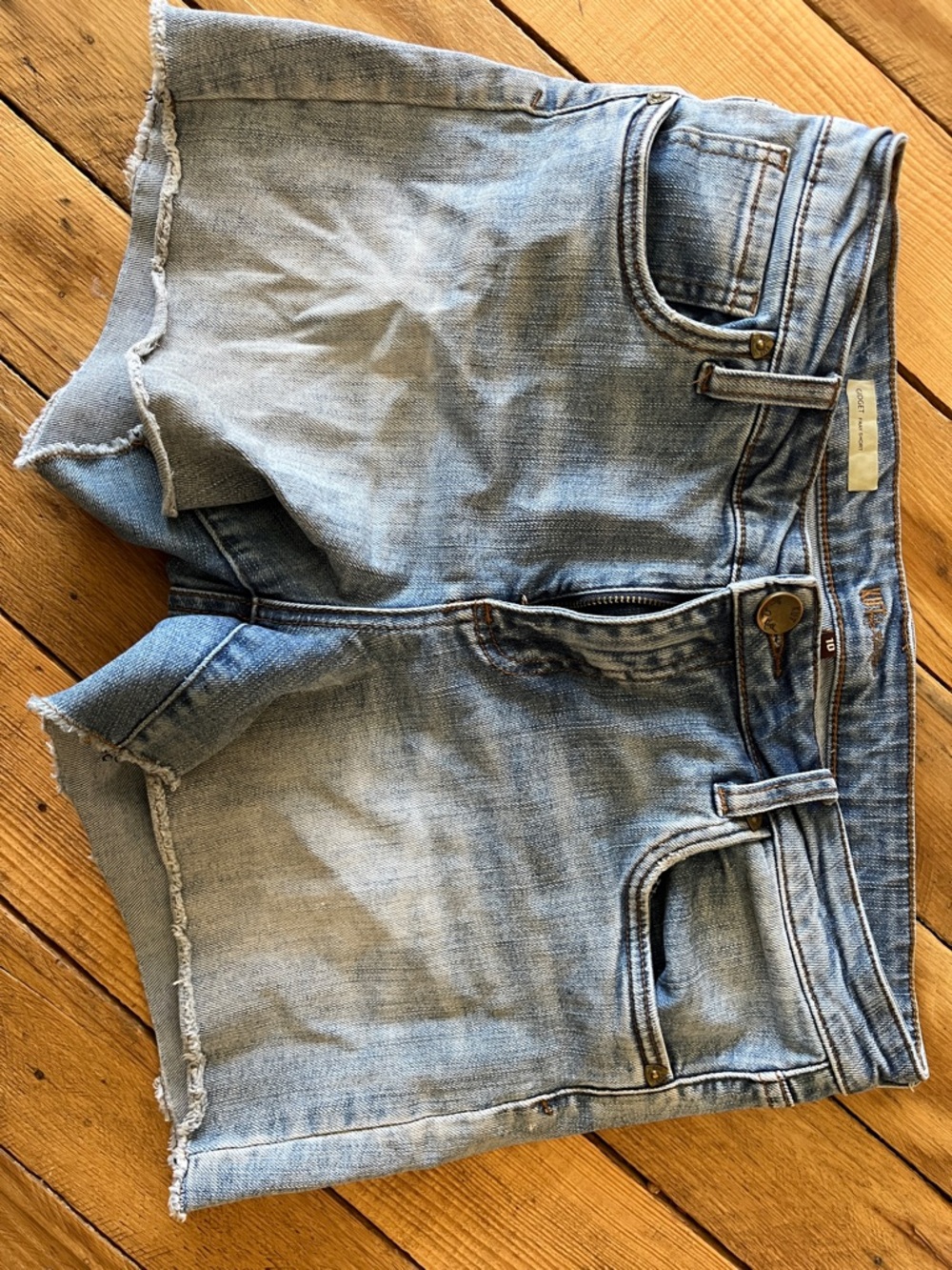 Kut from the Kloth Light Blue Denim Jean Shorts